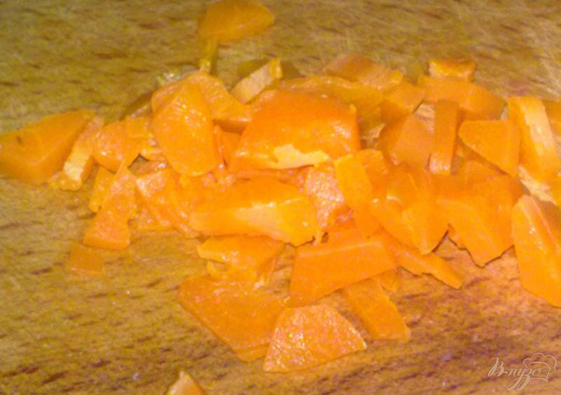 Фото приготовление рецепта: Салат с капустой «Цветной» шаг №3
