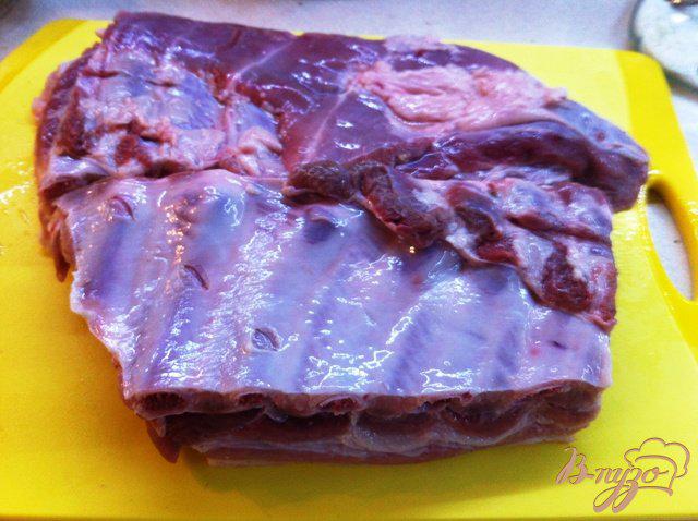 Фото приготовление рецепта: Свиные ребра в кисло-сладком маринаде с картофелем шаг №1