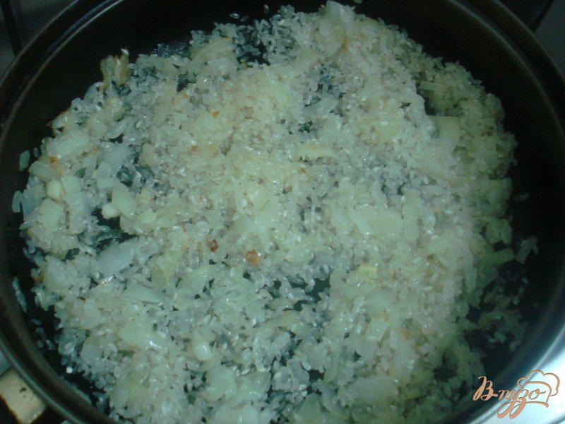 Фото приготовление рецепта: Рис с горошком шаг №2