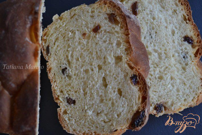 Фото приготовление рецепта: Горчичный сладкий хлеб с изюмом шаг №9