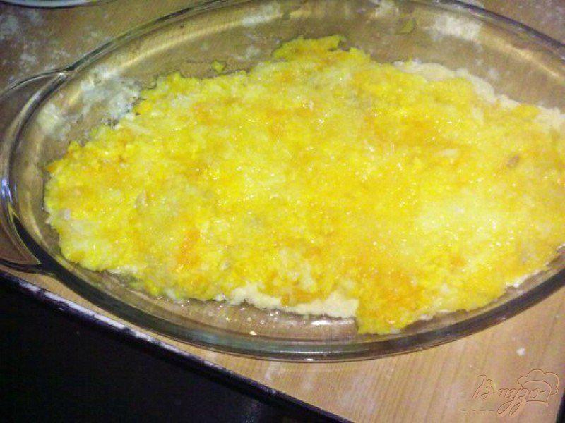 Фото приготовление рецепта: Апельсиново-лимонный пирог шаг №4