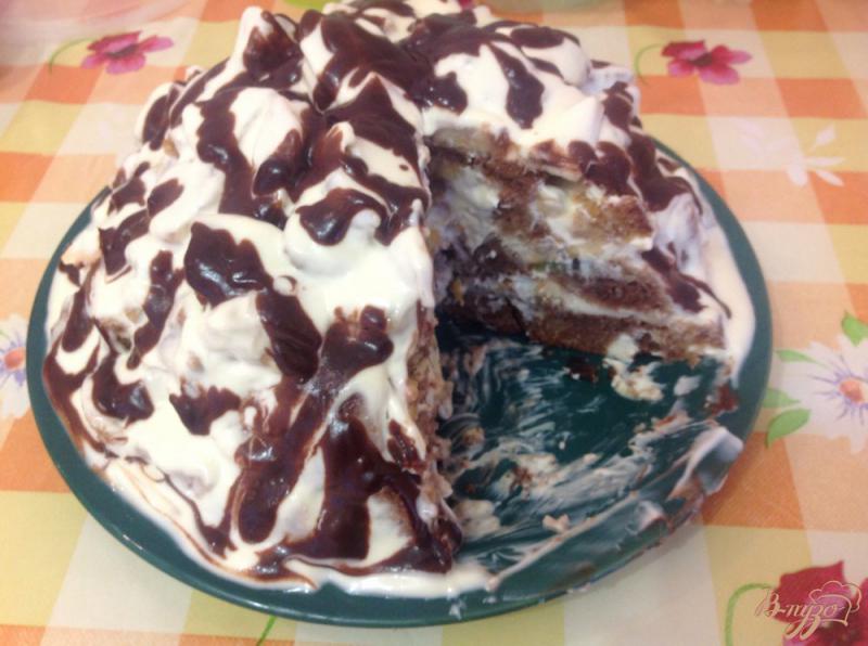Фото приготовление рецепта: Торт кучерявый пинчер шаг №15