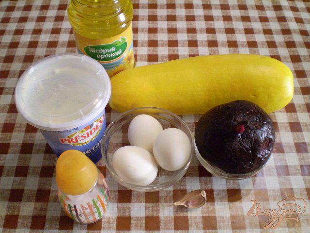 Фото приготовление рецепта: Закуска на кабачках шаг №1