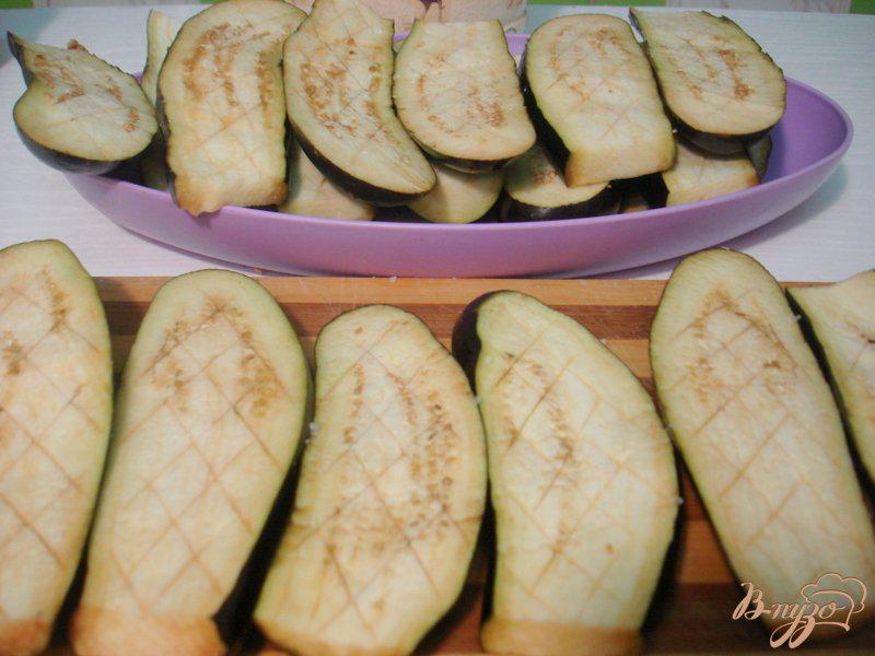 Фото приготовление рецепта: Баклажаны гарнирные с телятиной в соусе шаг №7
