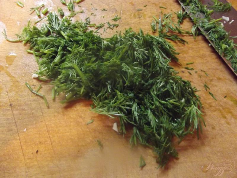 Фото приготовление рецепта: Зеленый салат с салатом латук шаг №3