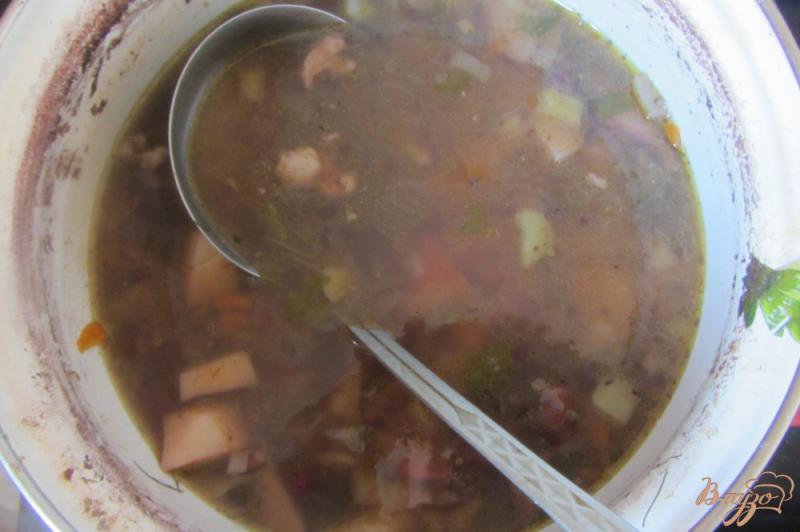 Фото приготовление рецепта: Суп с красной фасоли без зажарки шаг №6