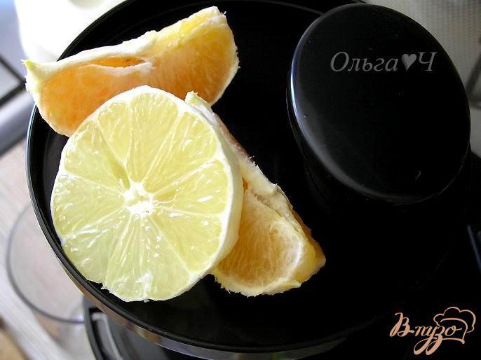 Фото приготовление рецепта: Апельсиновый кисель с лимоном шаг №1