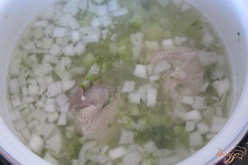 Фото приготовление рецепта: Суп с броколли на индейки. шаг №6