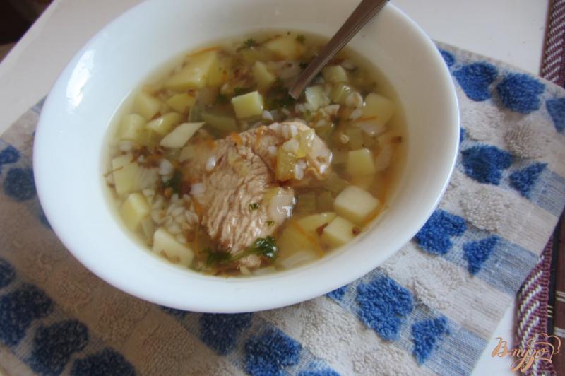 Фото приготовление рецепта: Гречневый суп на индейки без зажарки шаг №10