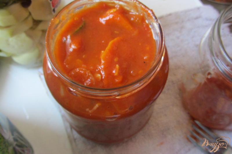 Фото приготовление рецепта: Овощное ассорти в томатной заливке шаг №10