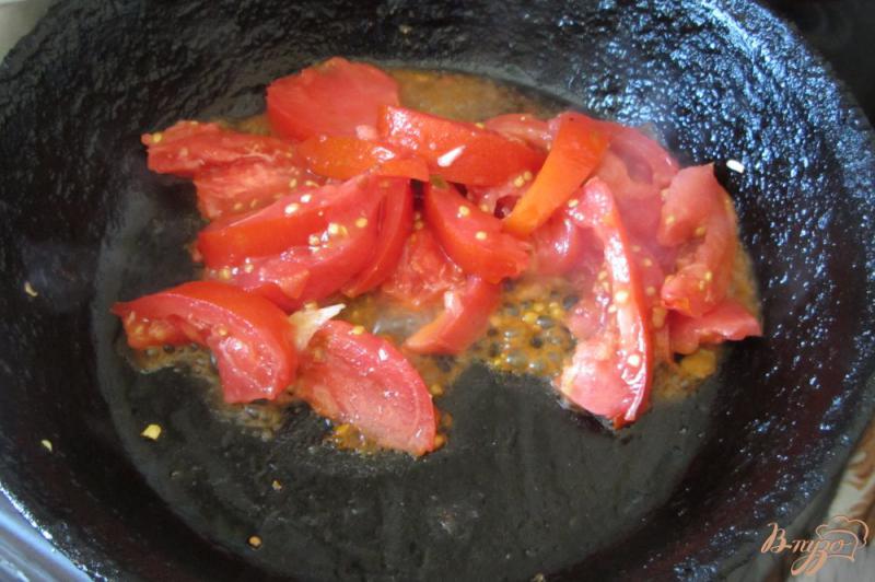 Фото приготовление рецепта: Овощное ассорти в томатной заливке шаг №5