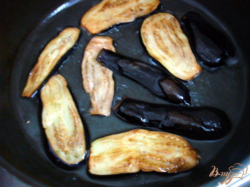 Фото приготовление рецепта: Заготовка перца с баклажанами шаг №5