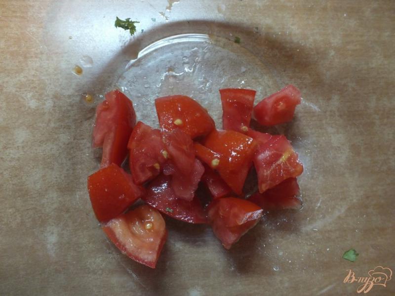 Фото приготовление рецепта: Теплый овощной салат шаг №7