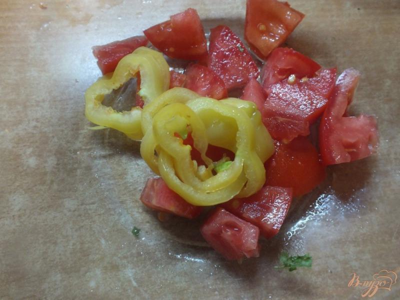 Фото приготовление рецепта: Теплый овощной салат шаг №8