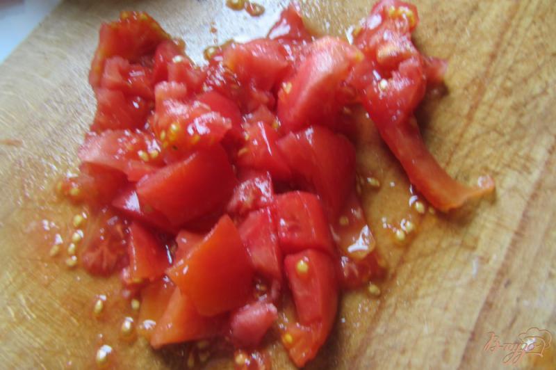 Фото приготовление рецепта: Макронный суп с помидорами на индейки без зажарки шаг №7