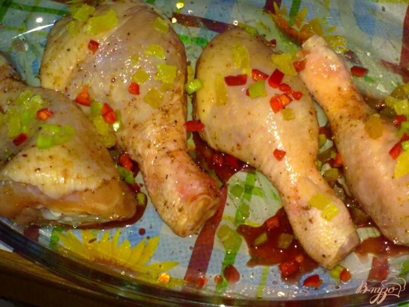 Фото приготовление рецепта: Куриные ножки из духовки шаг №6