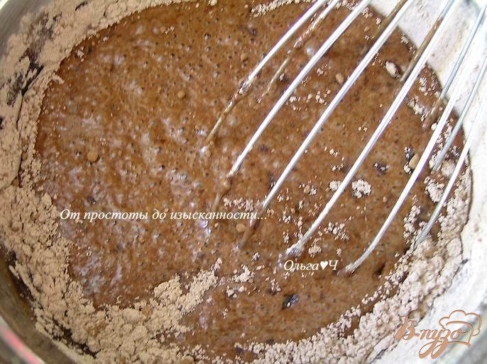Фото приготовление рецепта: Шоколадный манник шаг №2