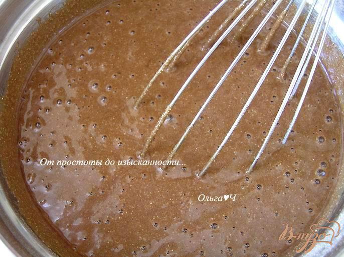 Фото приготовление рецепта: Шоколадный манник шаг №3