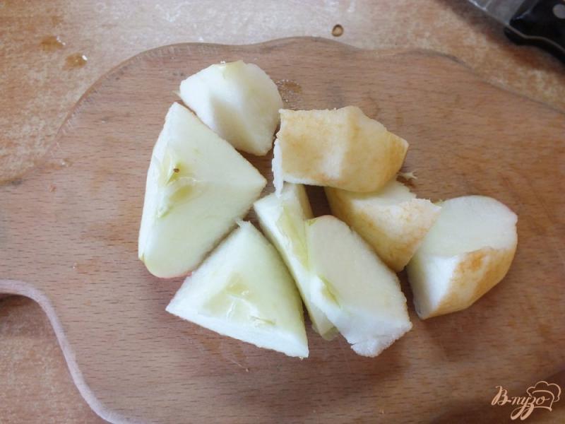 Фото приготовление рецепта: Белый щербет трио: груша, яблоко, виноград шаг №3