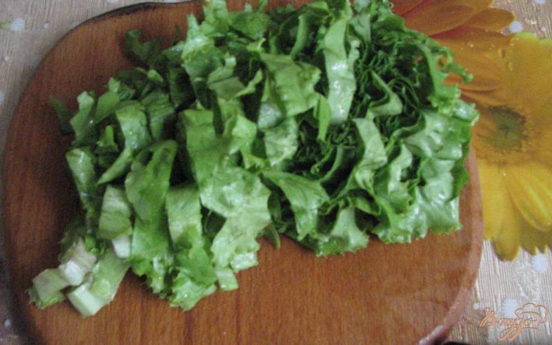 Фото приготовление рецепта: Салат с желтіми помидорами шаг №4