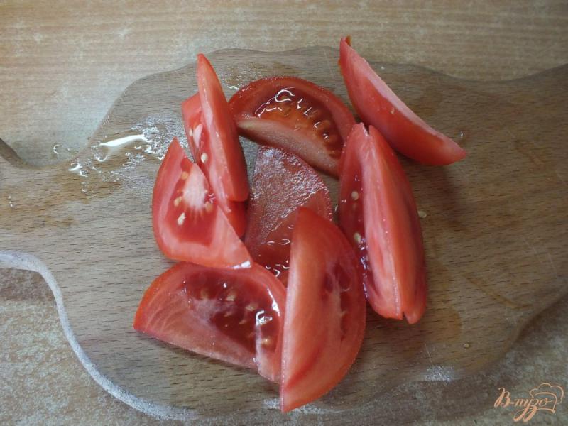Фото приготовление рецепта: Салат из свежего кабачка с помидорами шаг №1
