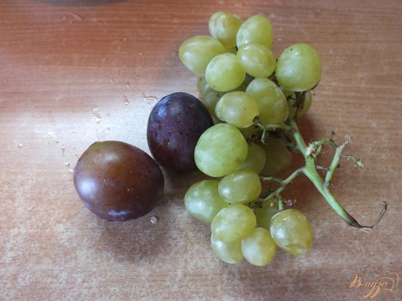 Фото приготовление рецепта: Сливово-виноградный щербет с имбирем шаг №1