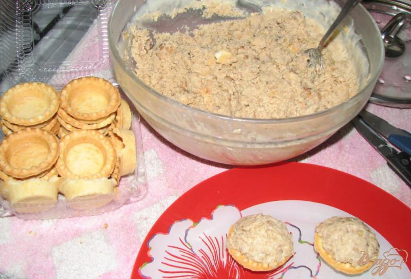 Фото приготовление рецепта: Ореховые тарталетки шаг №4