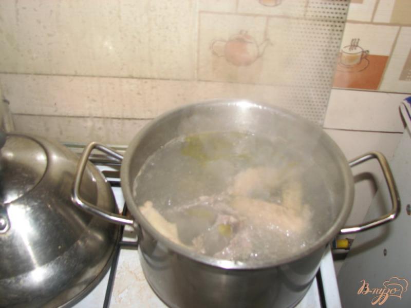 Фото приготовление рецепта: Суп с зеленым горошком шаг №1