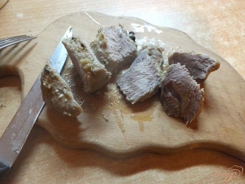 Фото приготовление рецепта: Горчичное мясо со специями шаг №10