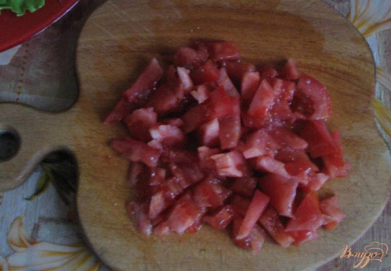 Фото приготовление рецепта: Салат из помидоров и печеных баклажан шаг №5
