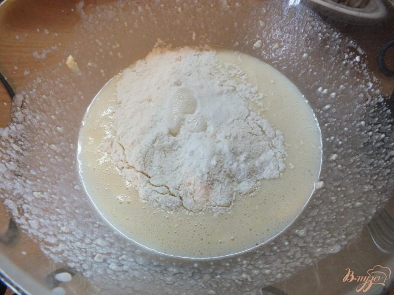 Фото приготовление рецепта: Пирог творожно-яблочный шаг №5