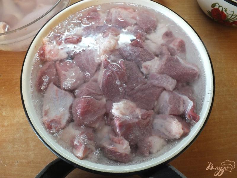 Фото приготовление рецепта: Шашлык свиной в горчичном маринаде шаг №2