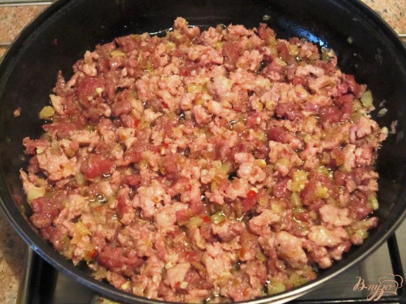 Фото приготовление рецепта: Буррито со свининой и красной фасолью шаг №8
