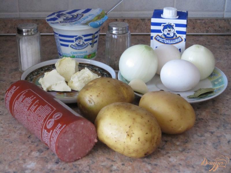 Фото приготовление рецепта: Белый суп «Жур» шаг №1