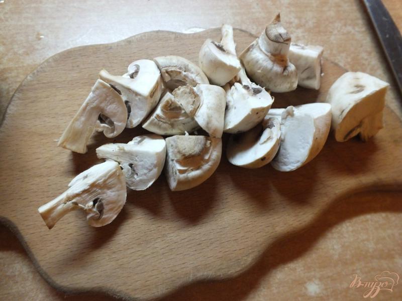 Фото приготовление рецепта: Гречка с грибами в духовке шаг №3