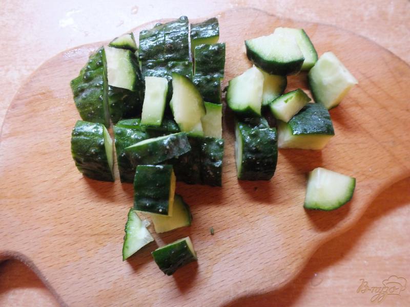 Фото приготовление рецепта: Салат овощной с сыром Дор-Блю шаг №1