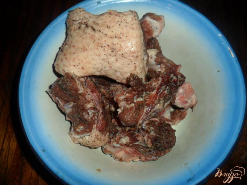 Фото приготовление рецепта: Тушенная картофель с свиными ребрами шаг №1