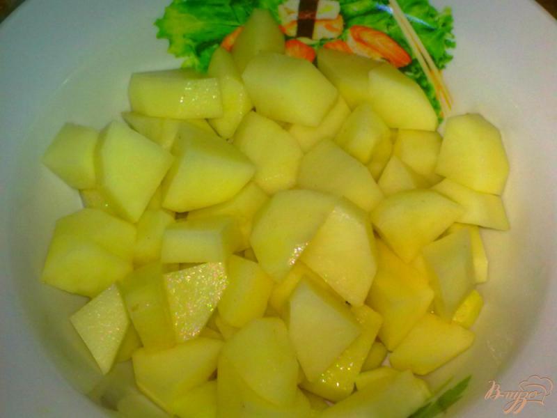 Фото приготовление рецепта: Суп со спаржевой фасолью и грибами шаг №4