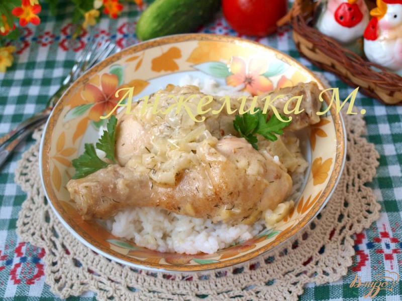 Фото приготовление рецепта: Курица в сметанном соусе шаг №5