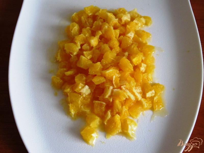 Фото приготовление рецепта: Куриное филе под апельсиновым соусом шаг №7