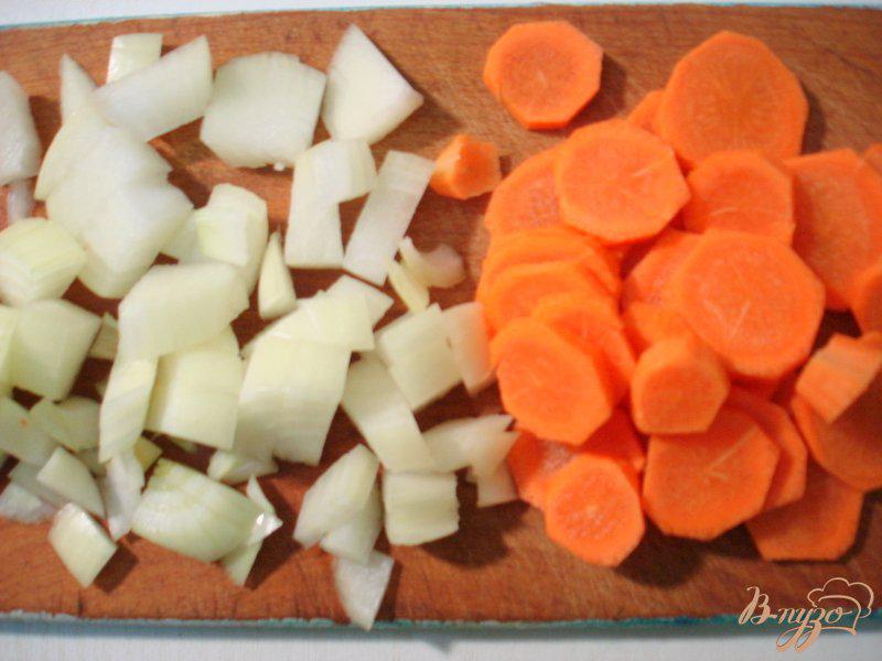Фото приготовление рецепта: Печёночное суфле на картофельной подушке шаг №1
