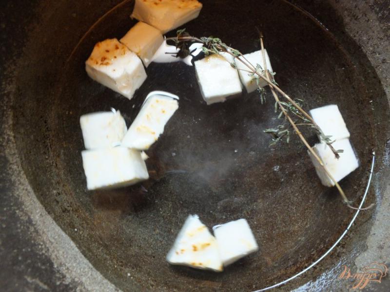 Фото приготовление рецепта: Крем-суп из огурца и цветной капусты шаг №4