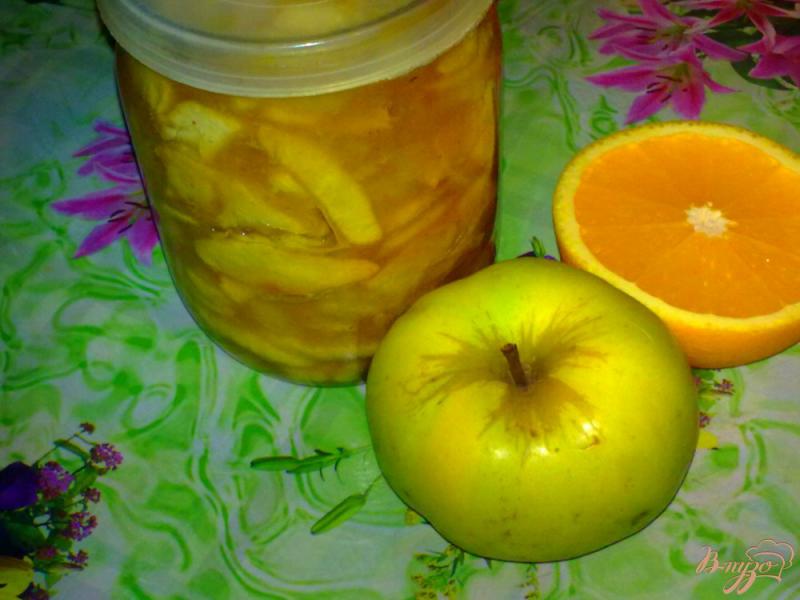 Фото приготовление рецепта: Яблочное варенье с апельсином шаг №7