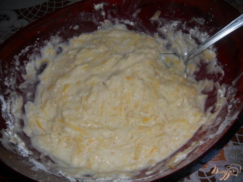 Фото приготовление рецепта: Оладьи из замороженного кабачка шаг №5