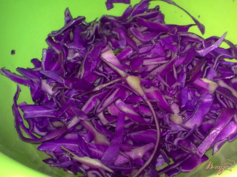 Фото приготовление рецепта: Салат из капусты с кабачком шаг №1