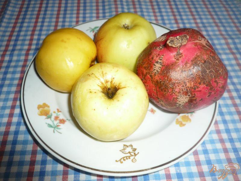 Фото приготовление рецепта: Яблочный компот с зернами граната шаг №1