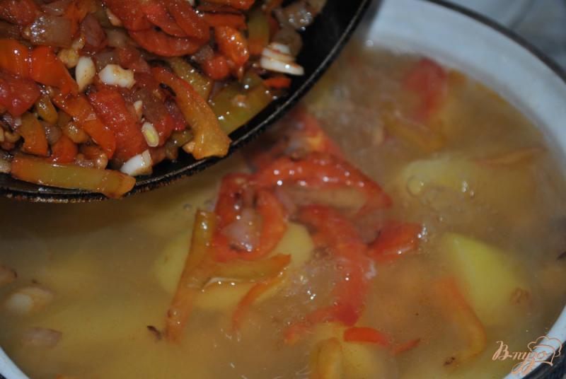 Фото приготовление рецепта: Суп с горохом нут шаг №4