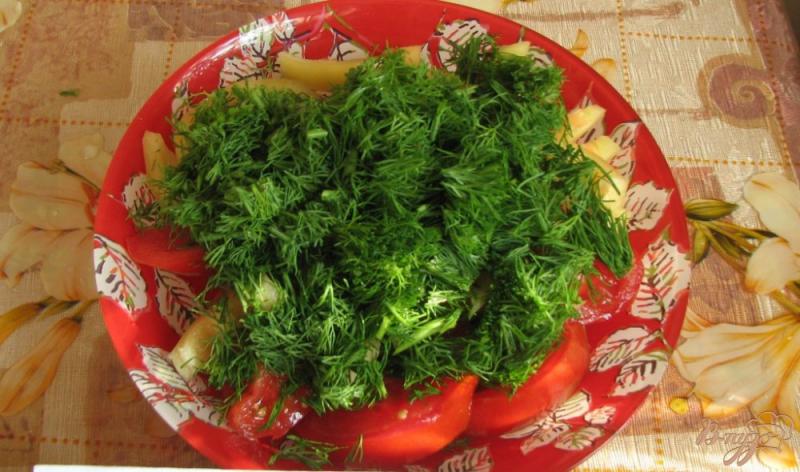 Фото приготовление рецепта: Витаминный летний салат шаг №5