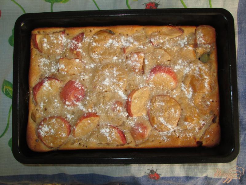 Фото приготовление рецепта: Яблочный пирог на детском творожке шаг №10