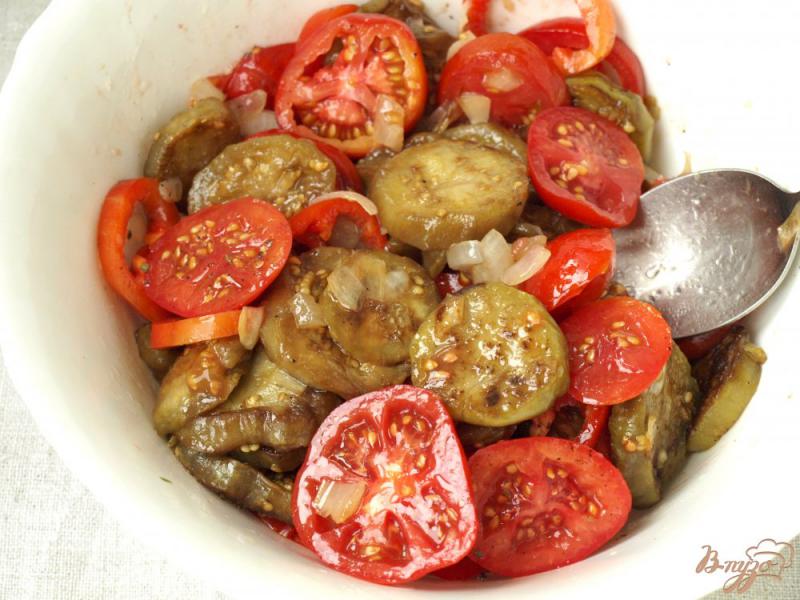 Фото приготовление рецепта: Армянский салат с баклажанами шаг №4